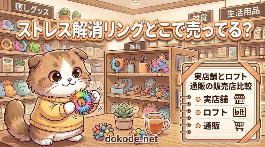 ストレス解消リング どこで売ってる