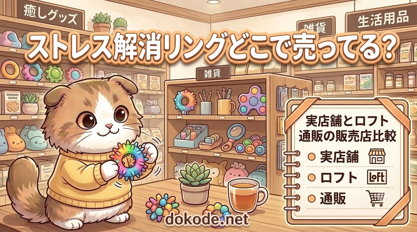 ストレス解消リング どこで売ってる